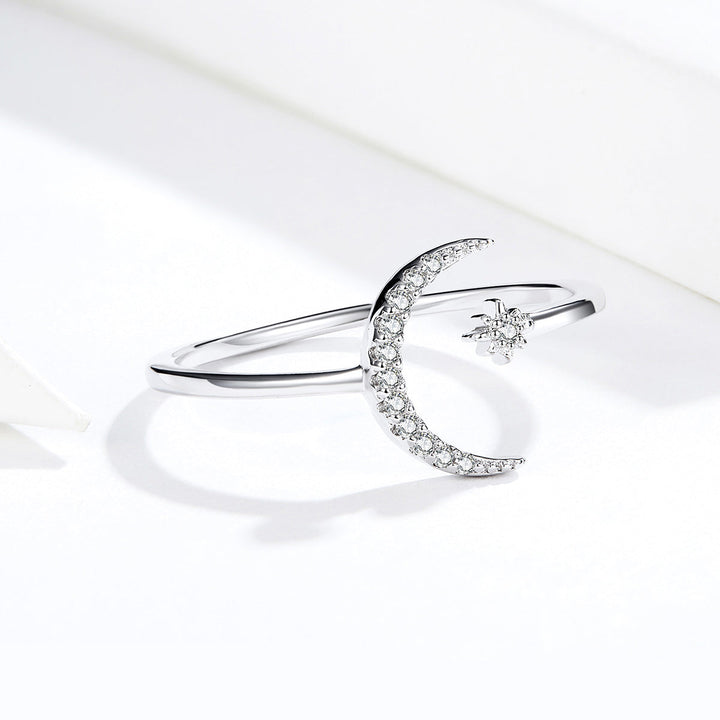 925 Sterling Silver Ring with Pavé Setting CZ