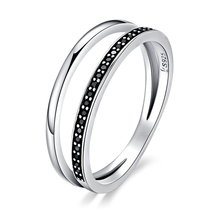 925 Sterling Silver 0.6CM Width Ring Size 6 for Women