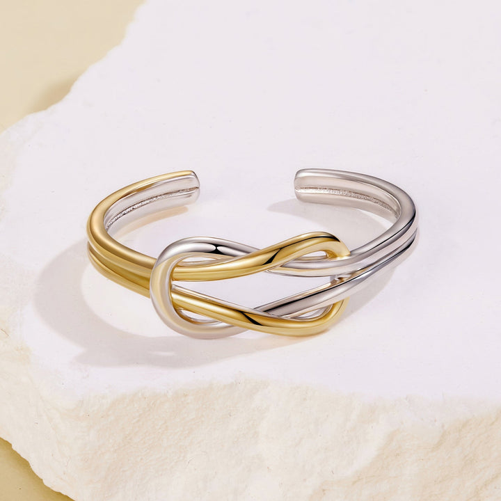 925 Sterling Silver Plated White Gold Ring for Women