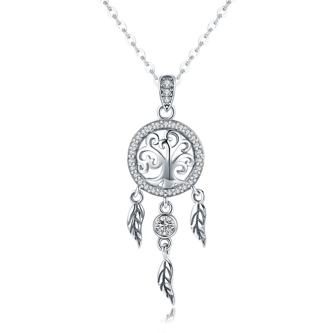 925 Sterling Silver Necklace 36-45cm with Pendant for Women