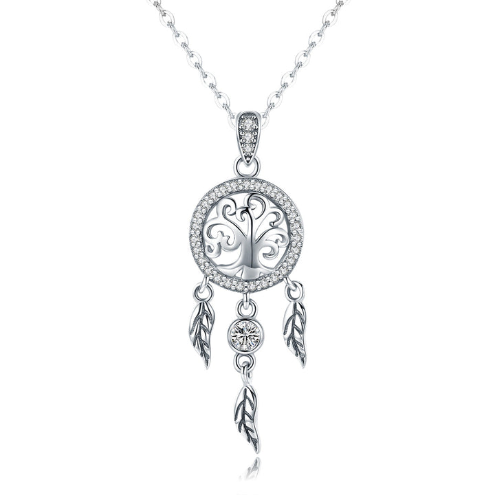 925 Sterling Silver Necklace 36-45cm with Pendant for Women