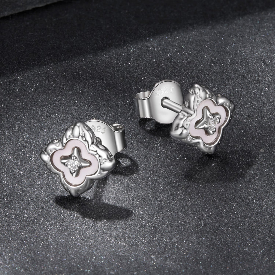 925 Sterling Silver Moissanite 0.8cm Earrings for Women