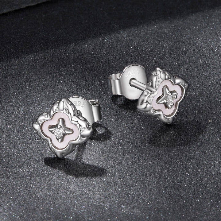 925 Sterling Silver Moissanite 0.8cm Earrings for Women