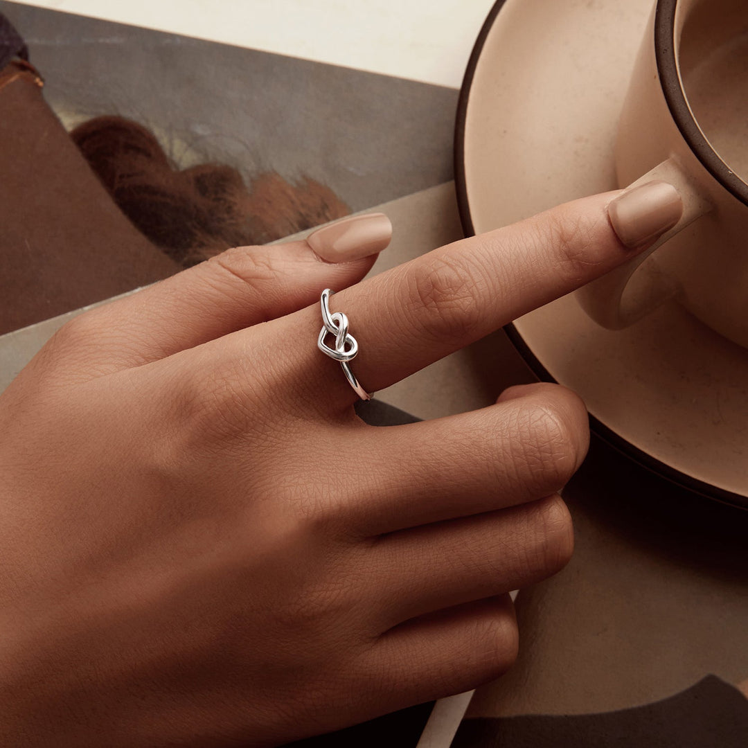 925 Sterling Silver &amp; Plated White Gold 1.6mm Ring for Women