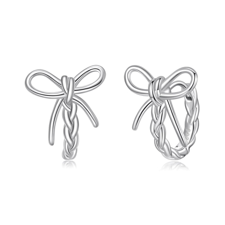 925 Sterling Silver Earrings with White Gold Plating for Women