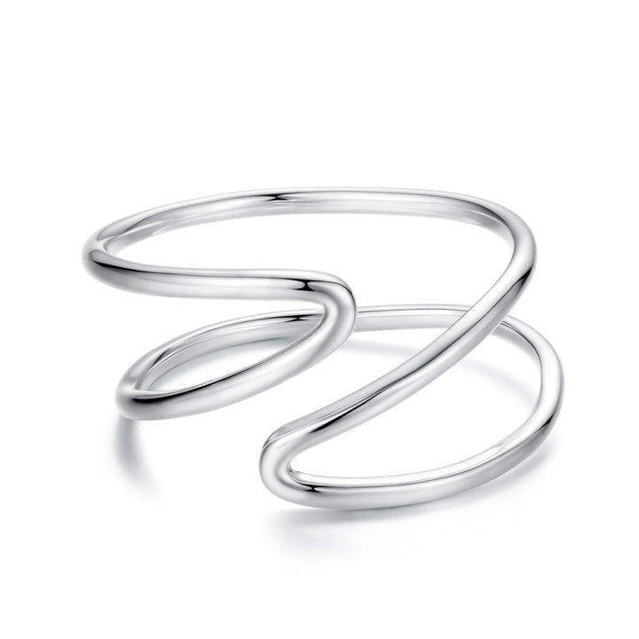 925 Sterling Silver Oxidized Silver 0.12-0.9cm Ring for Unisex