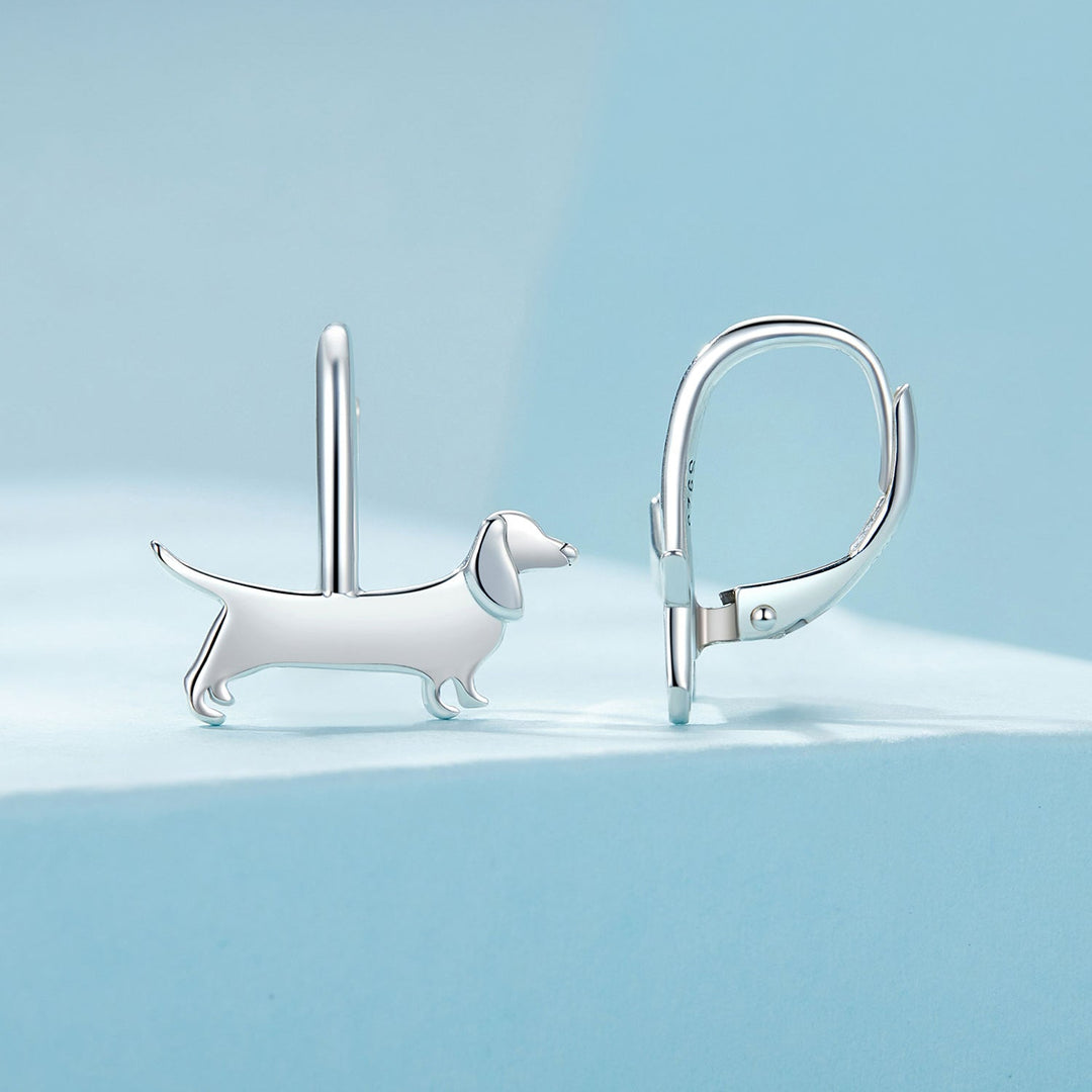 925 Oxidized Silver Earrings 17mm for Women