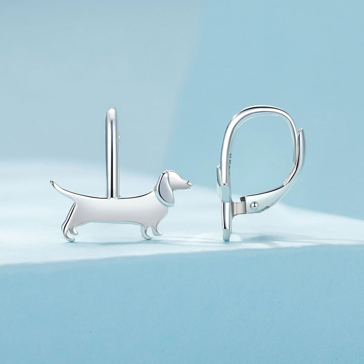 925 Oxidized Silver Earrings 17mm for Women