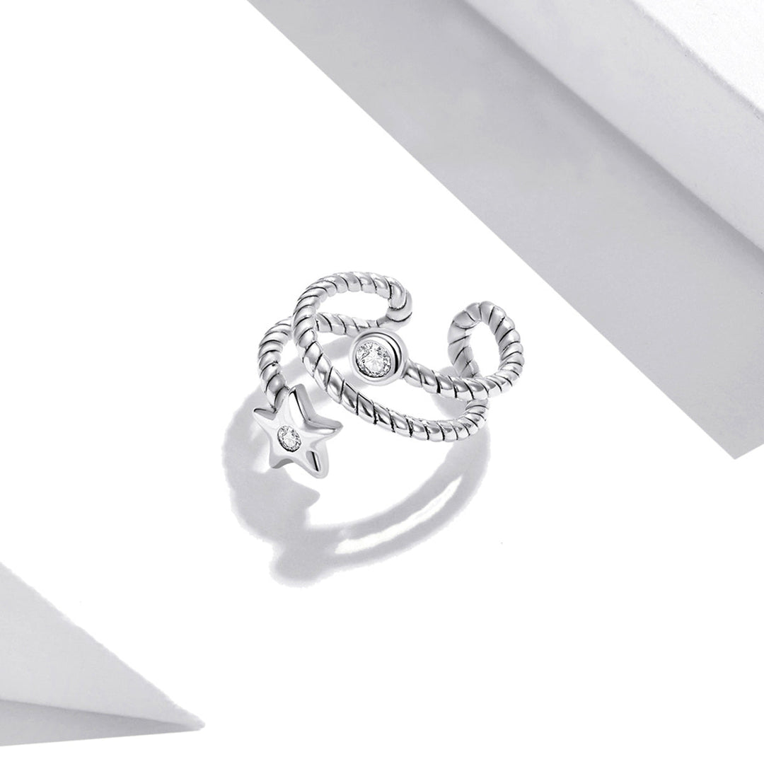 925 Sterling Silver Oxidized Silver Pavé Setting CZ Earrings