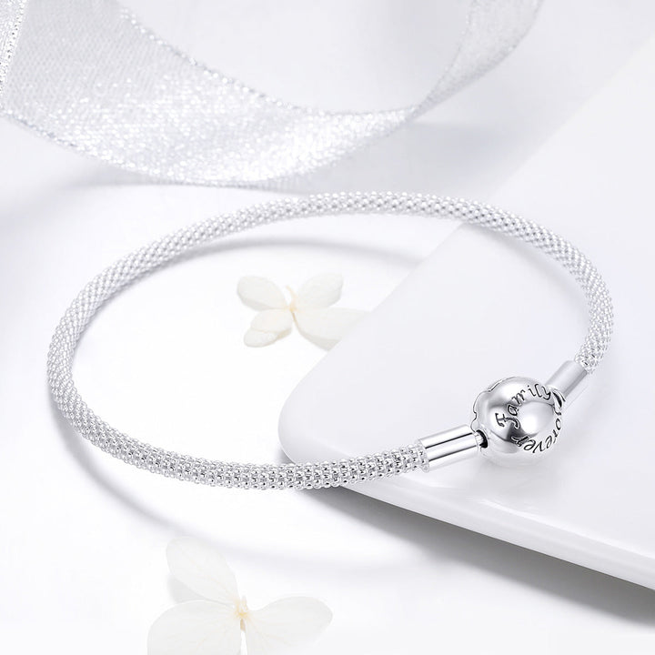 925 Sterling Silver SCB Bracelet Size 17.0cm