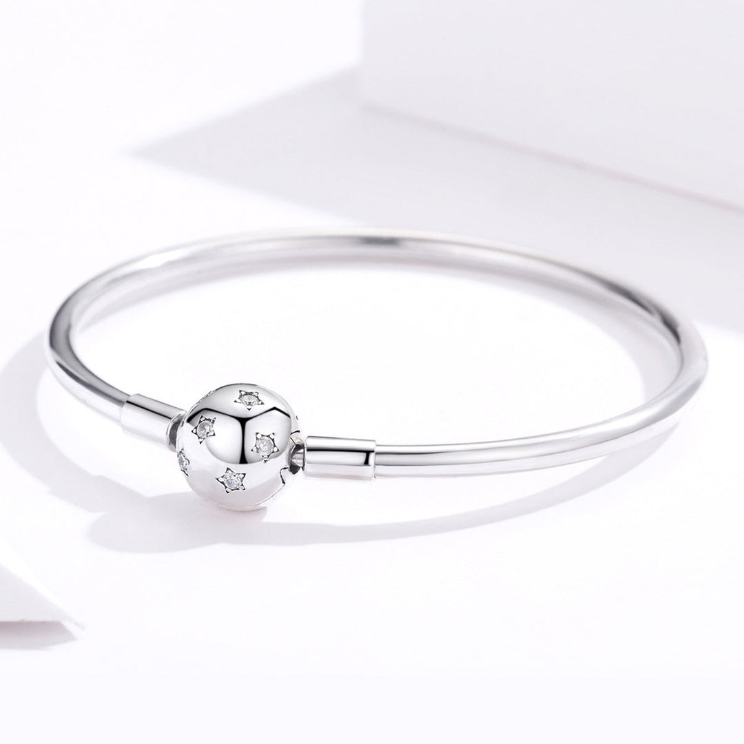 925 Sterling Silver Adjustable Bracelet Style Nan Size 17cm for Men