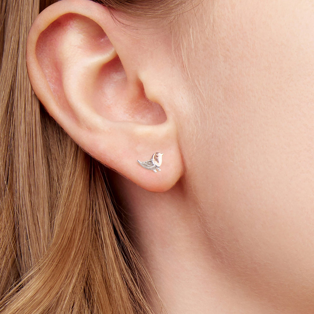 925 Sterling Silver Earrings for Women - 0.6*0.8cm