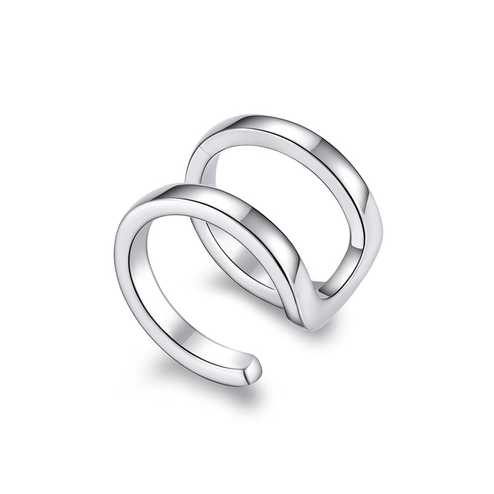 925 Sterling Silver Earrings 1.2*0.8cm with Platinum Plating for Women
