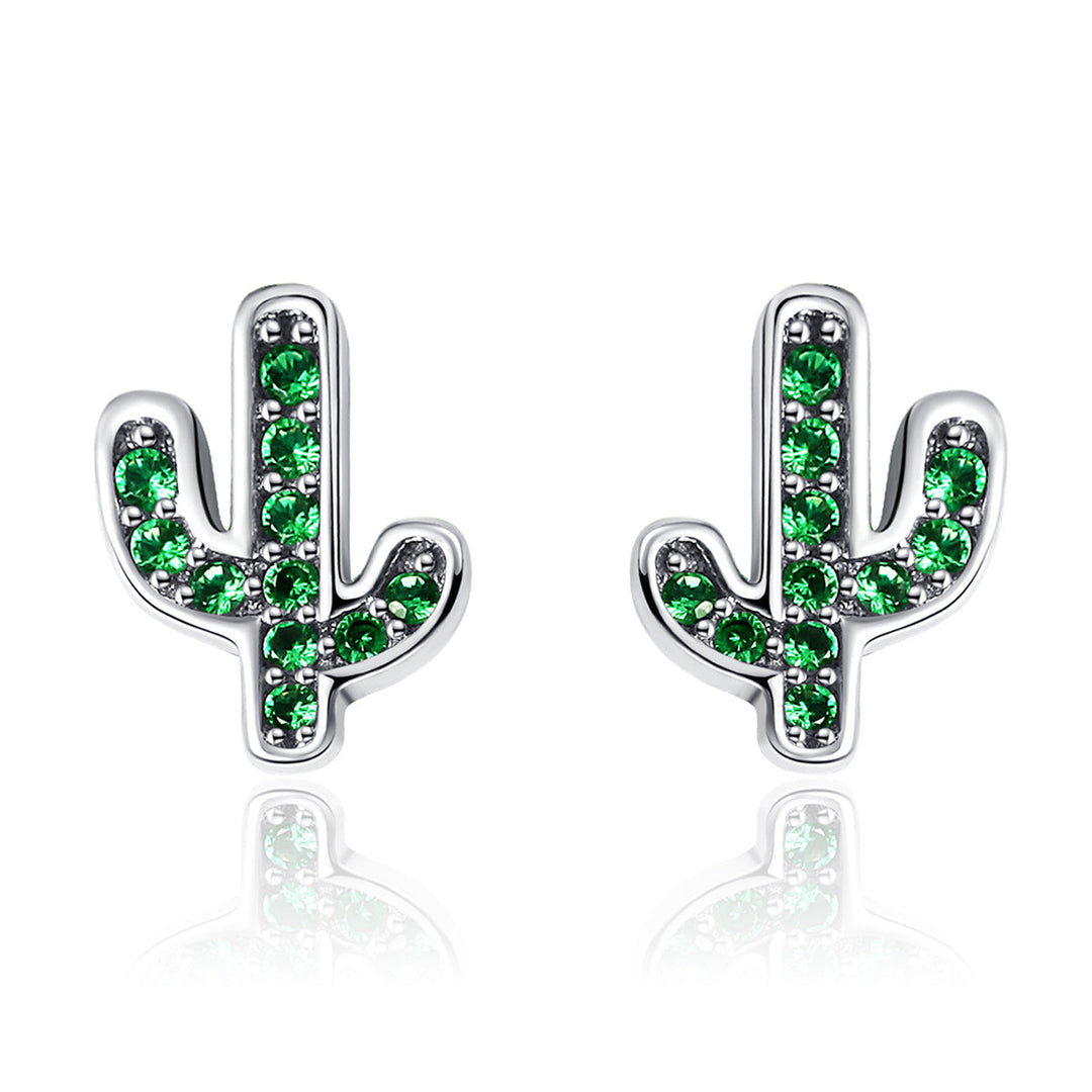 925 Sterling Silver 0.60 Carat Cubic Zirconia Earrings for Women