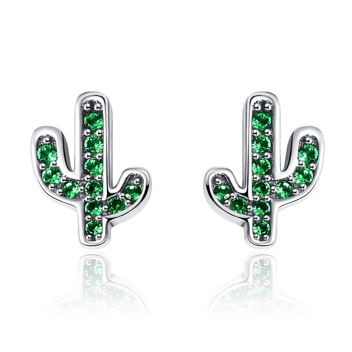 925 Sterling Silver 0.60 Carat Cubic Zirconia Earrings for Women