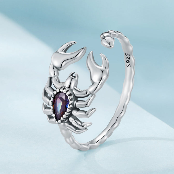 925 Sterling Silver Pavé CZ Oxidized Silver Ring 1.9mm Style E