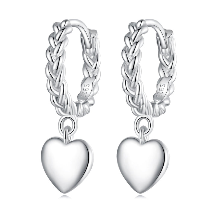 S925 Sterling Silver Earrings for Women with Platinum Plating