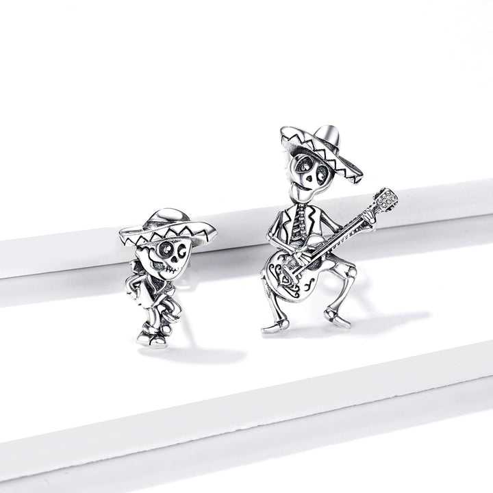 S925 Oxidized Silver Earrings Size 1.5*1cm, 2.4*1.3cm for Women