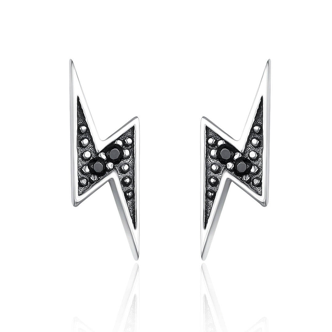 925 Sterling Silver Earrings with Pavé Setting CZ