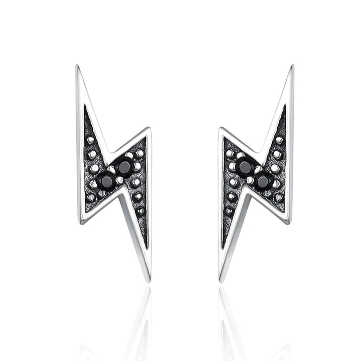 925 Sterling Silver Earrings with Pavé Setting CZ