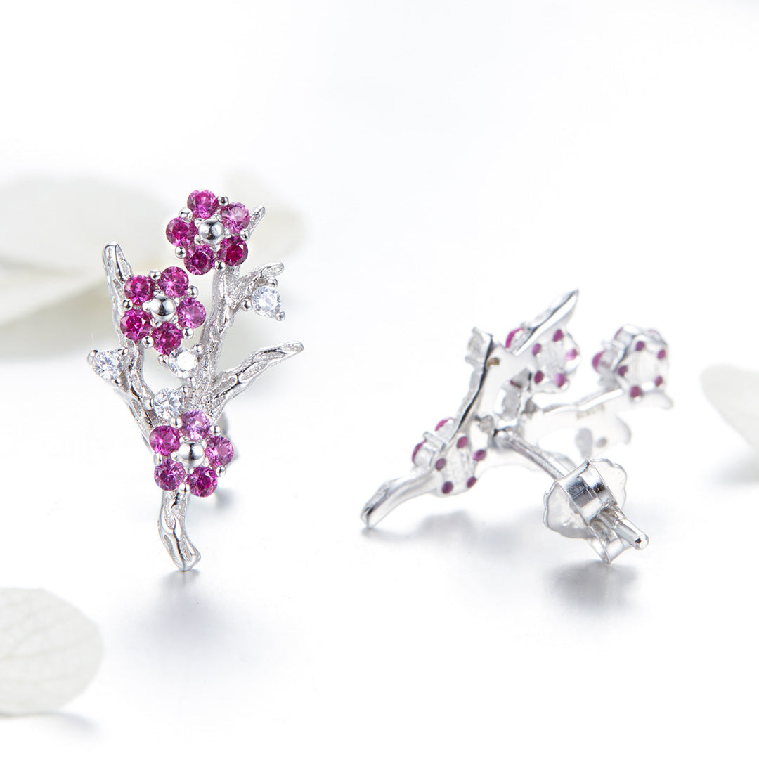 925 Sterling Silver Earrings with Pavé Setting CZ for Women