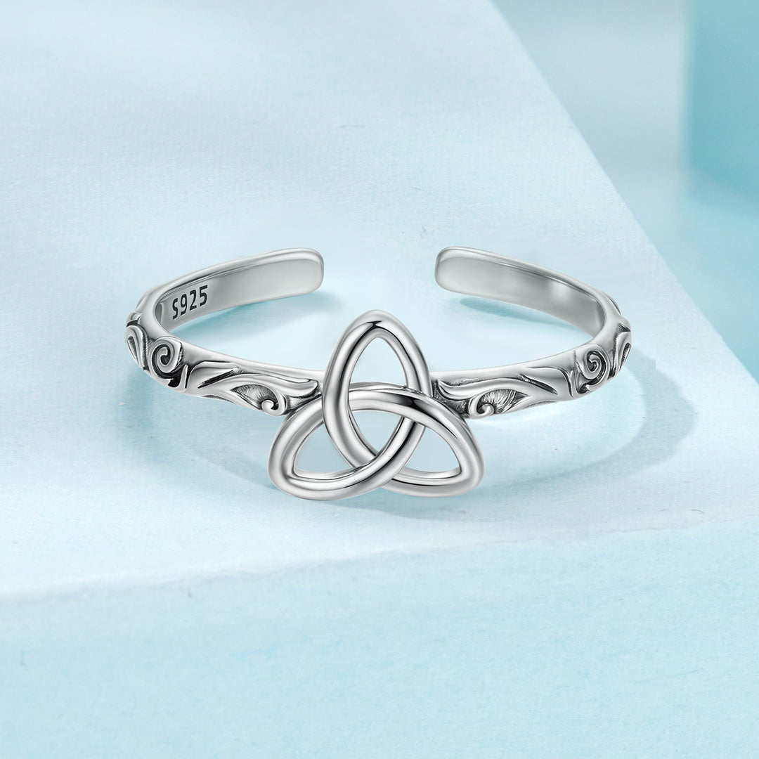 925 Sterling Silver Oxidized Silver Ring for Women