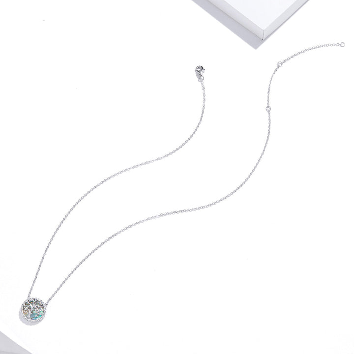 925 Sterling Silver Adjustable Mica Necklace for Women