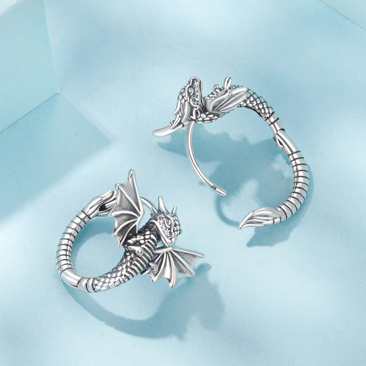 925 Sterling Silver Oxidized Silver Earrings for Women