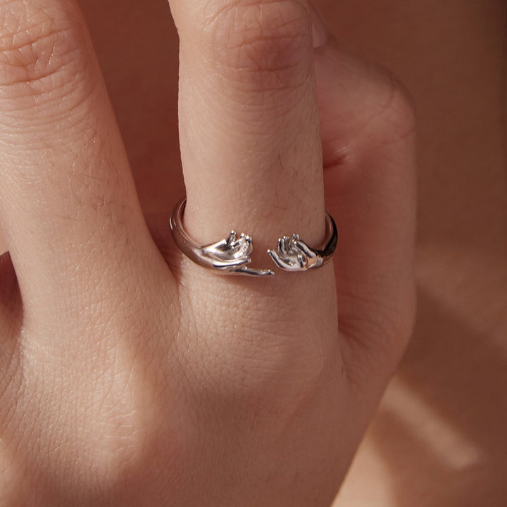 925 Sterling Silver Plated White Gold Ring for Women