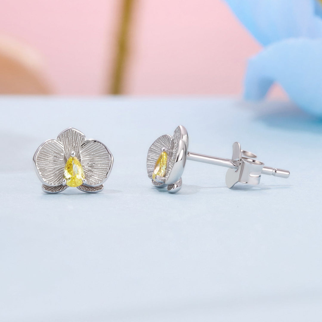 925 Sterling Silver Pavé CZ Earrings for Women - 0.6*0.8cm