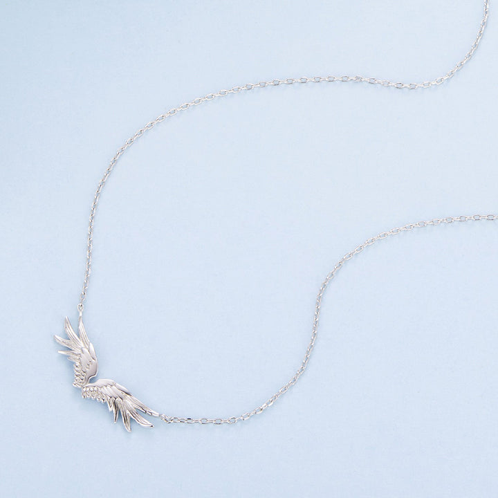 925 Sterling Silver Plated 40+5cm White Gold Necklace for Women