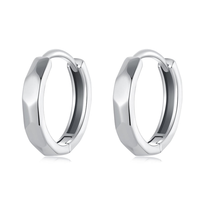 925 Sterling Silver Earrings 1.3*0.3cm for Women