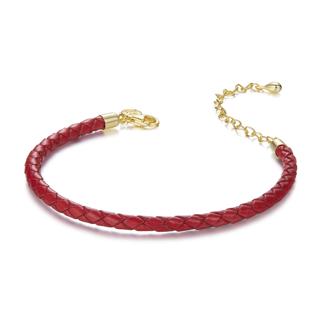 925 Sterling Silver &amp; Gold Plated Adjustable 15+6cm Bracelet for Women