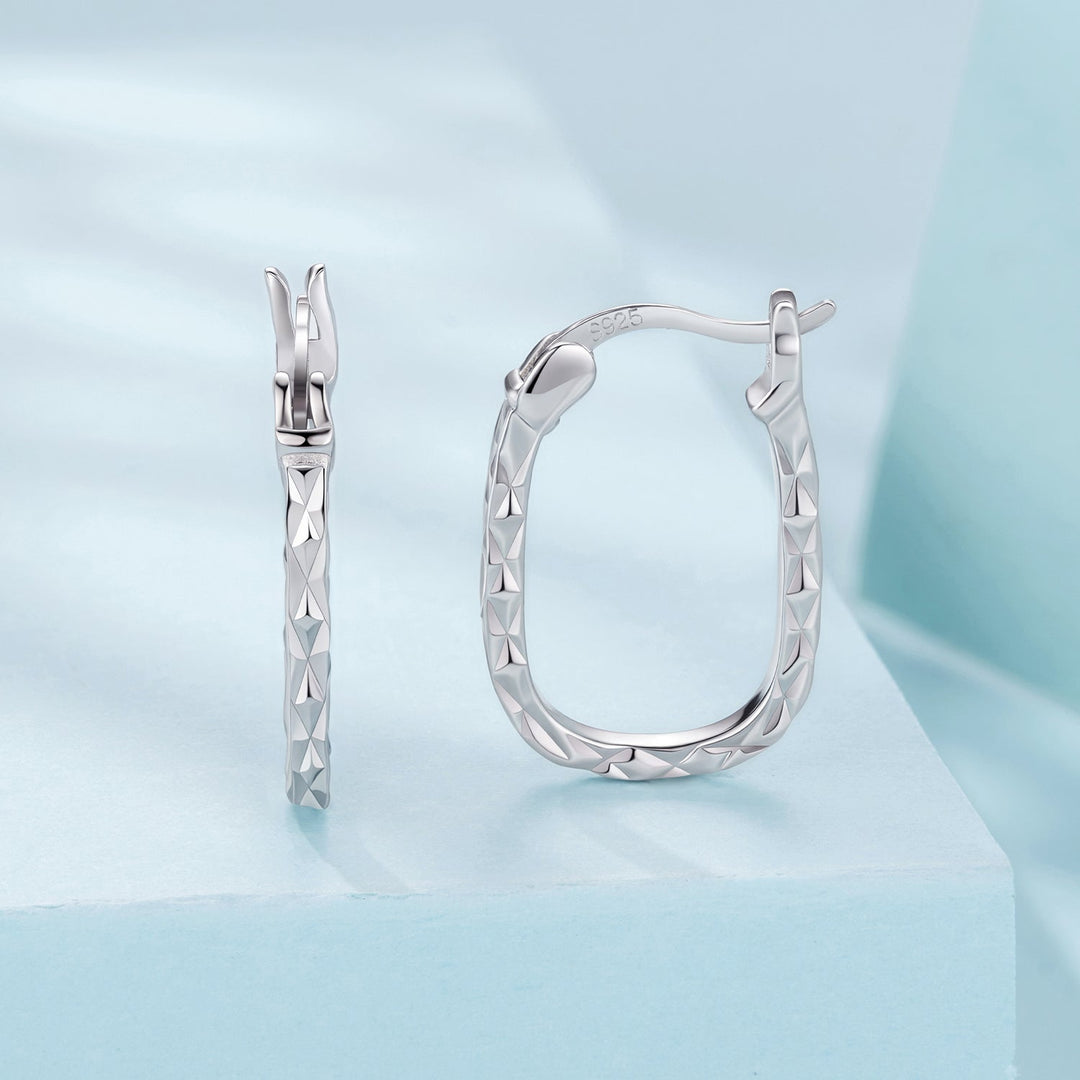 925 Sterling Silver Hoop Earrings for Women