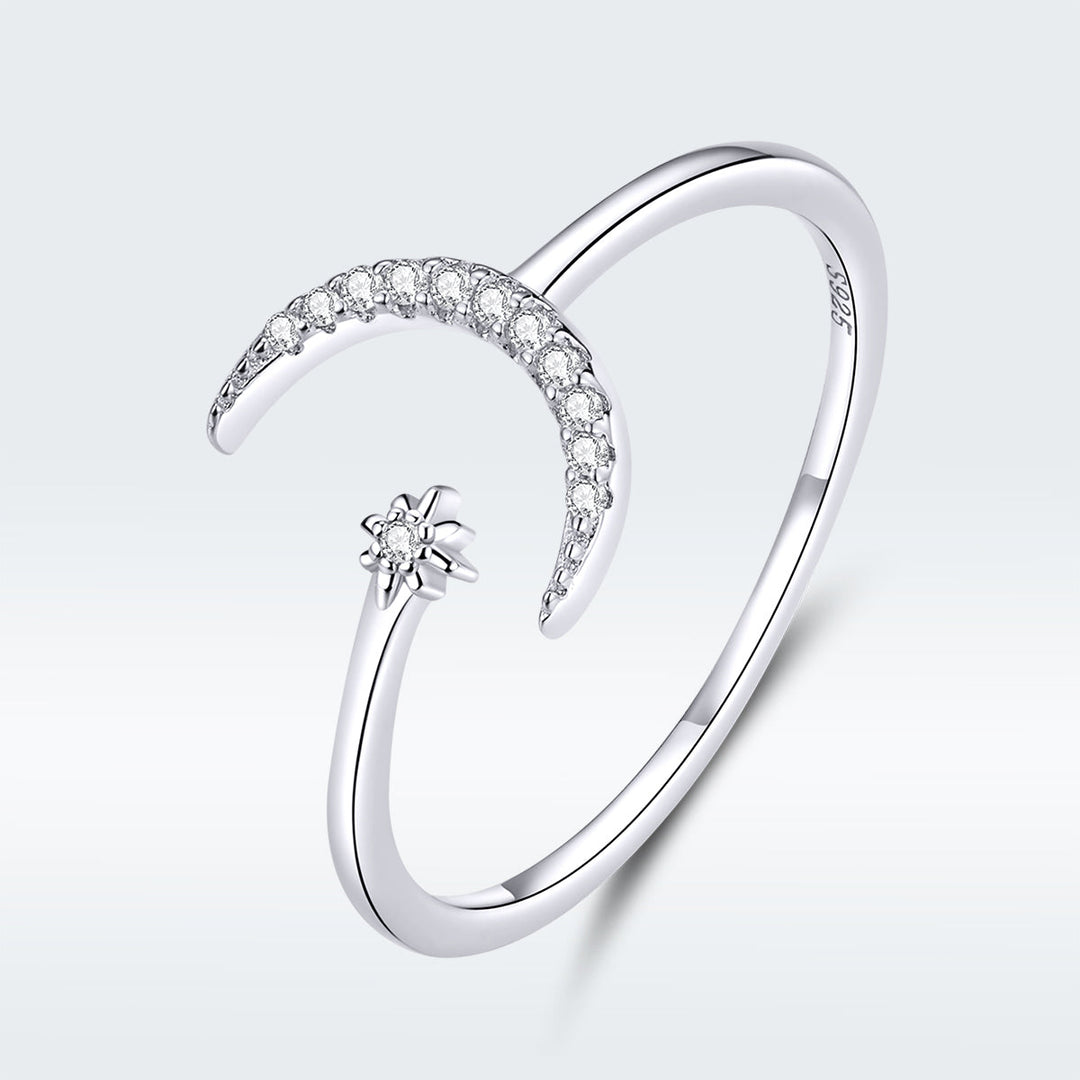 925 Sterling Silver Ring with Pavé Setting CZ