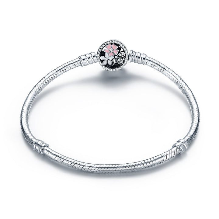 925 Sterling Silver Bracelet 18CM for Women