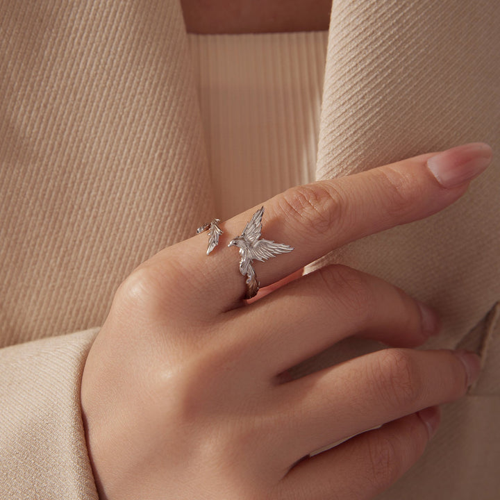 925 Sterling Silver White Gold Plated Rings