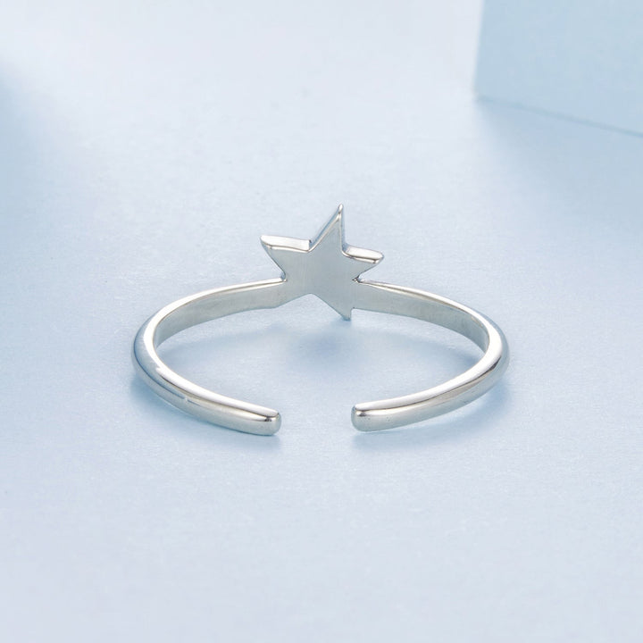 925 Sterling Silver Star Ring for Women