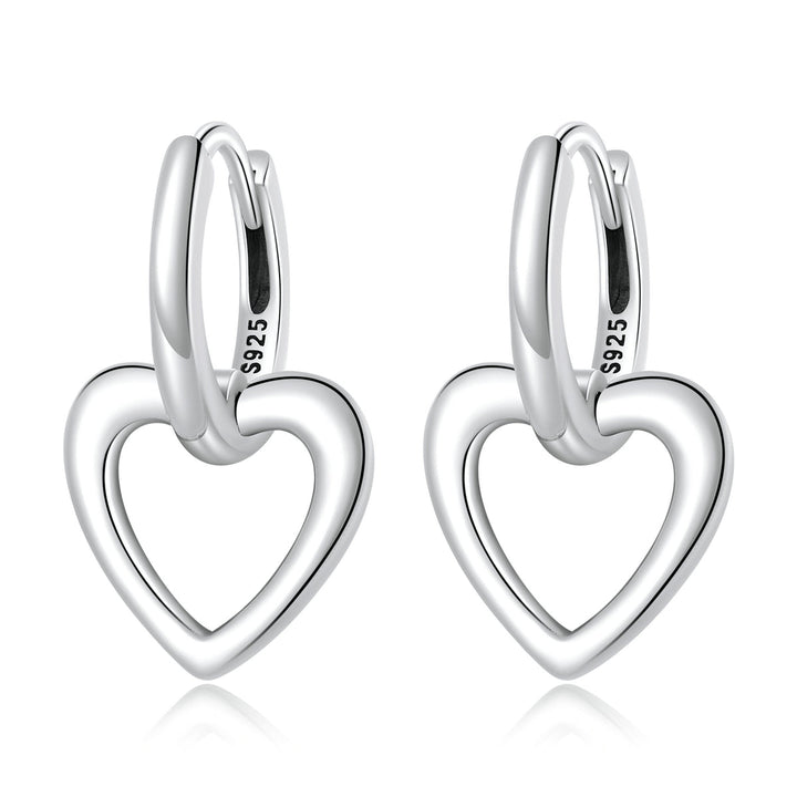 925 Sterling Silver Earrings for Women - Oxidized - 1.9x1.2cm