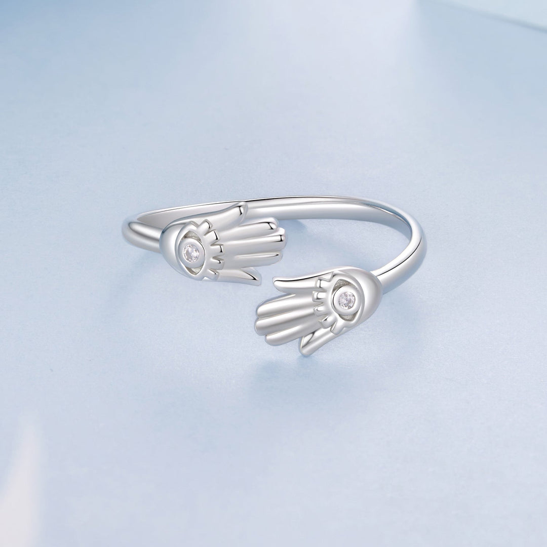 925 Sterling Silver Pavé Setting CZ Ring for Women