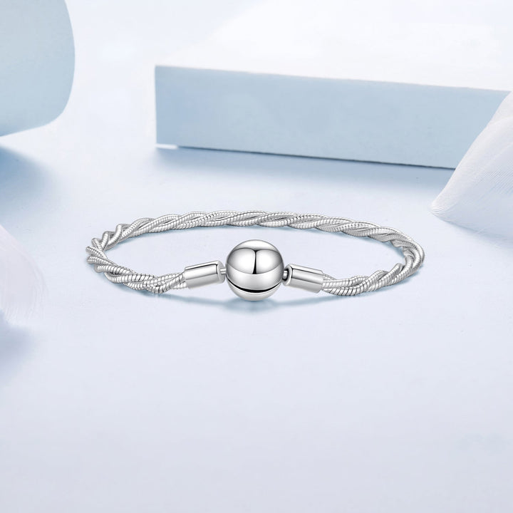 925 Sterling Silver Bracelet 17cm with Oxidized Finish