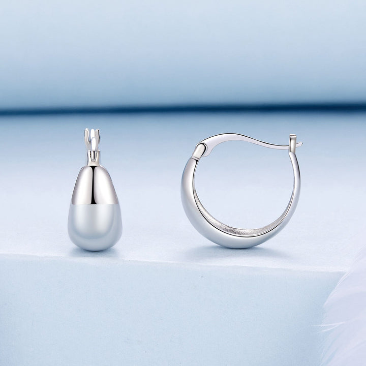 925 Sterling Silver White Gold Plated Earrings for Women
