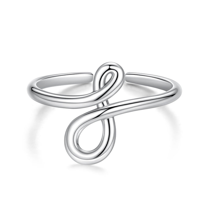 925 Sterling Silver Oxidized Silver 0.16 cm Ring
