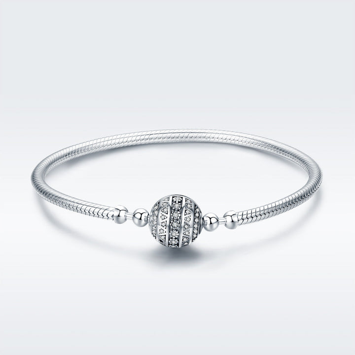 925 Sterling Silver SCB Bracelet Style Nan Size 17.0 for Women