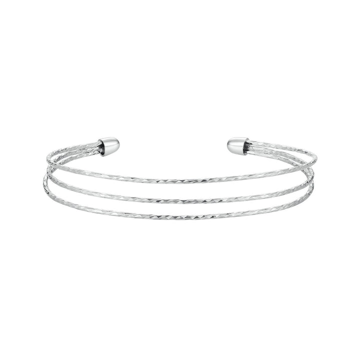 925 Sterling Silver White Gold Plated Bracelet for Women