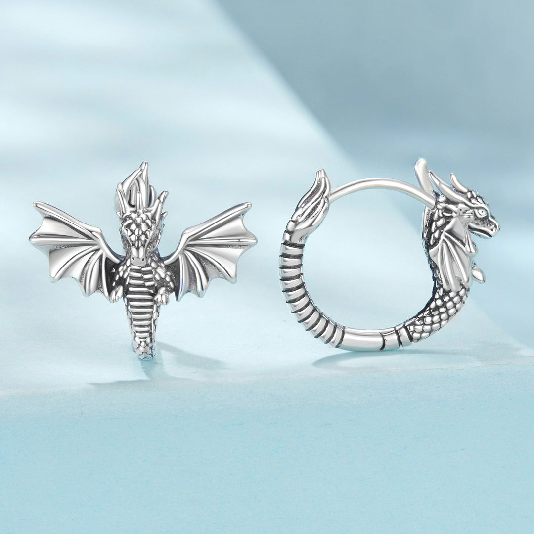 925 Sterling Silver Oxidized Silver Earrings for Women