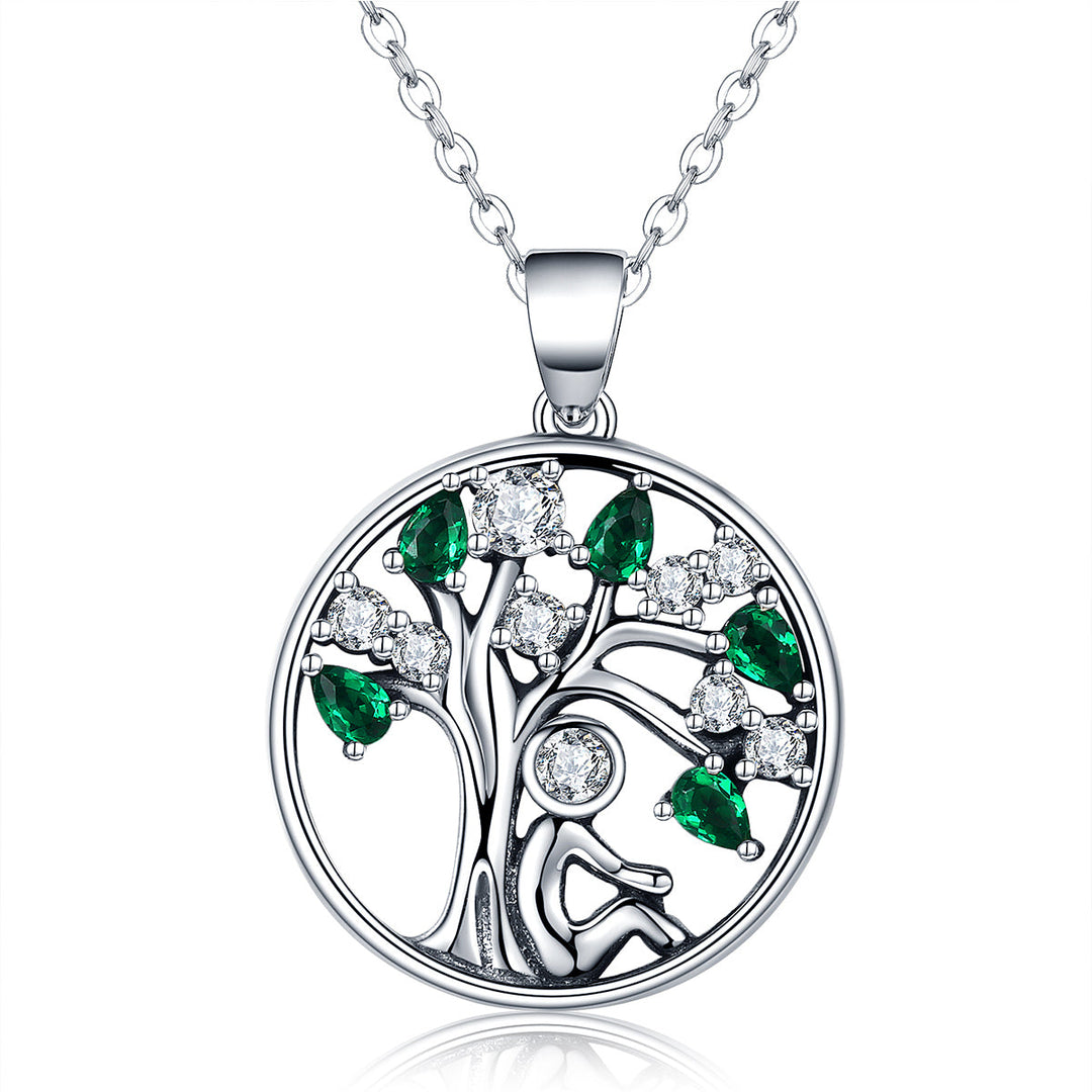925 Sterling Silver Pendant Necklace 2.4x1.8cm for Women