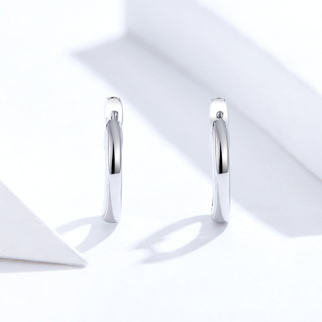 925 Sterling Silver Plated Black Gold Earrings for Women