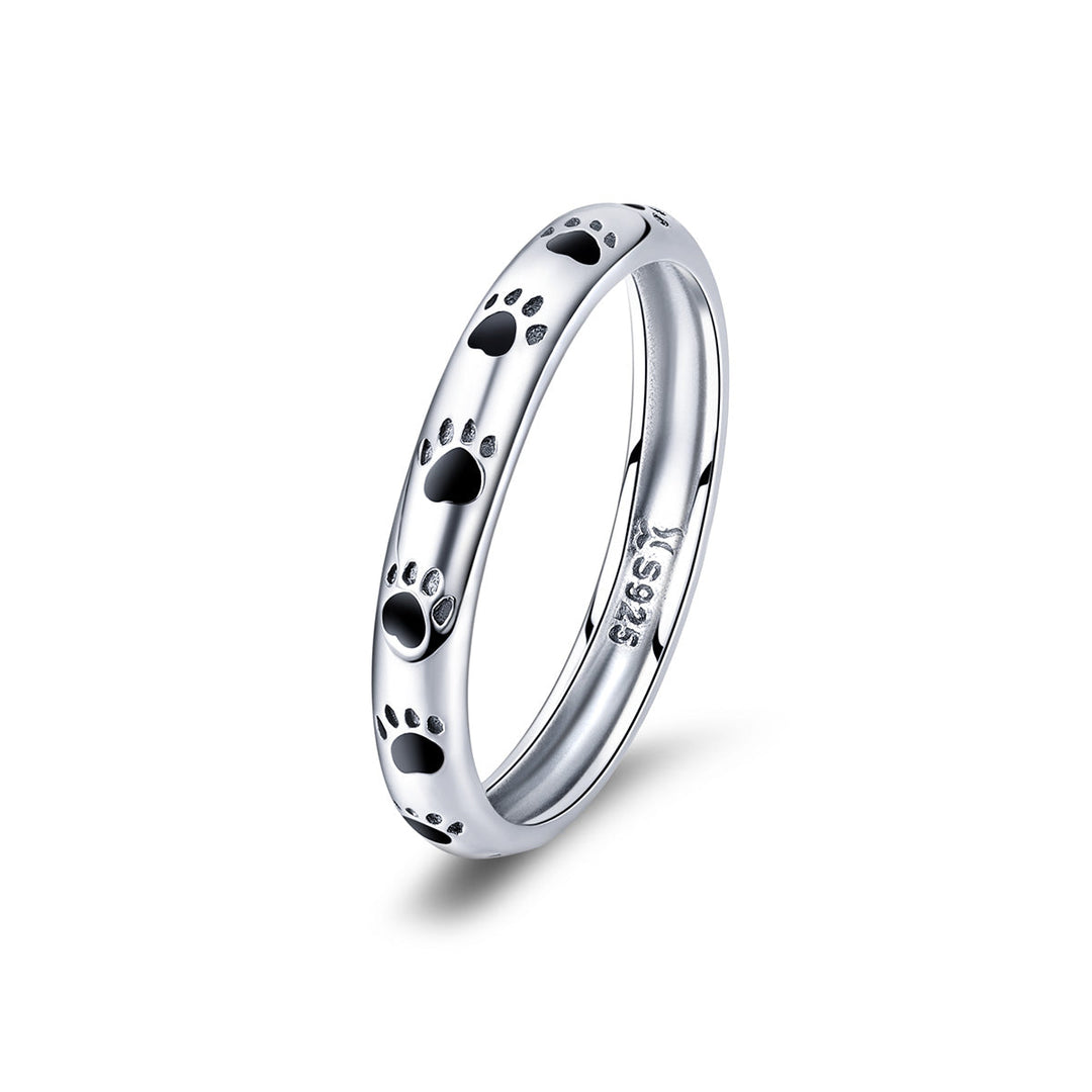 925 Sterling Silver Ring for Women - Size 5.0, Width 0.3cm