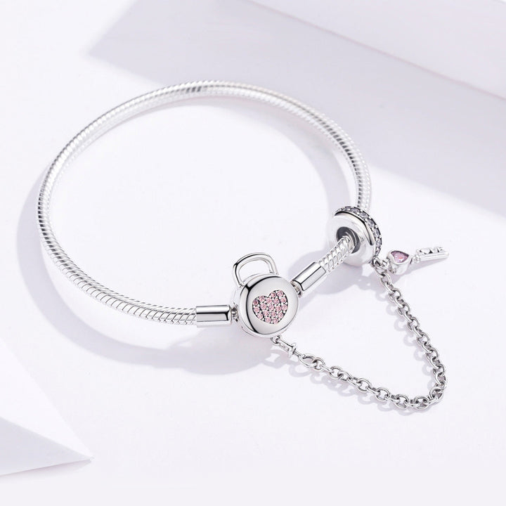 925 Sterling Silver Bracelet 17cm for Women